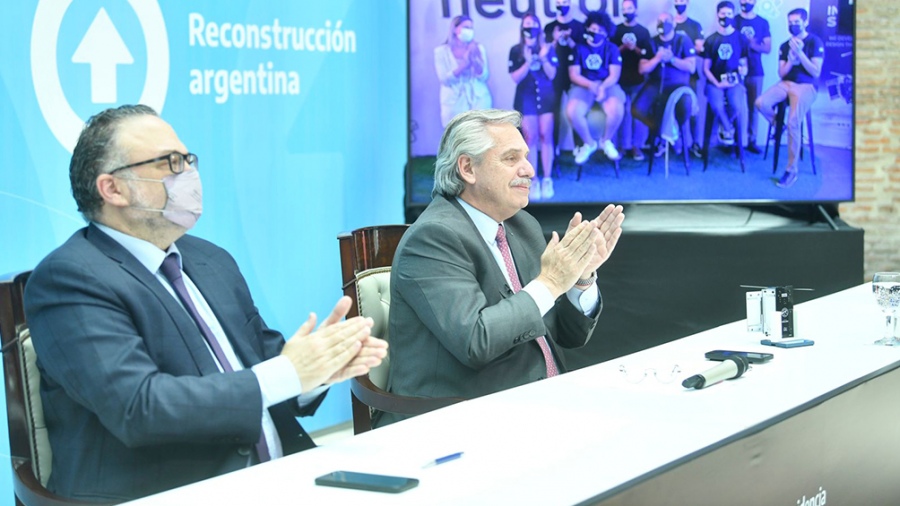 Alberto Fernández en el lanzamiento del satélite: «Los argentinos contamos con más soberanía»