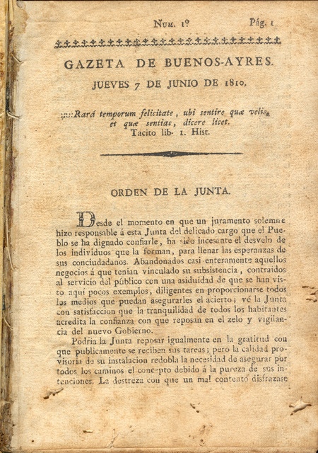 Día del periodista: cómo era La Gazeta de Buenos Ayres, el primer diario del país