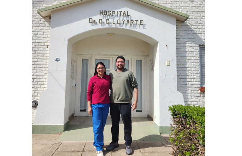 El hospital Loyarte de Villa Maza sumó dos nuevos médicos