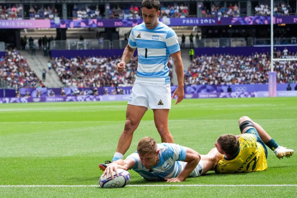 Argentina y Francia juegan esta tarde por los cuartos de final del Rugby 7 de los Juegos Olímpicos